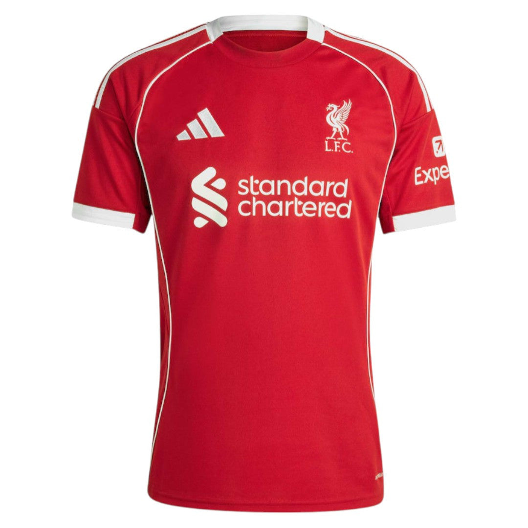 M.SALAH #11 Liverpool 25/26 Stadium Men's Home Shirt - PL Font
