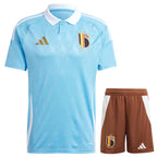 Belgium 2024 Kid's Away Shirt and Shorts