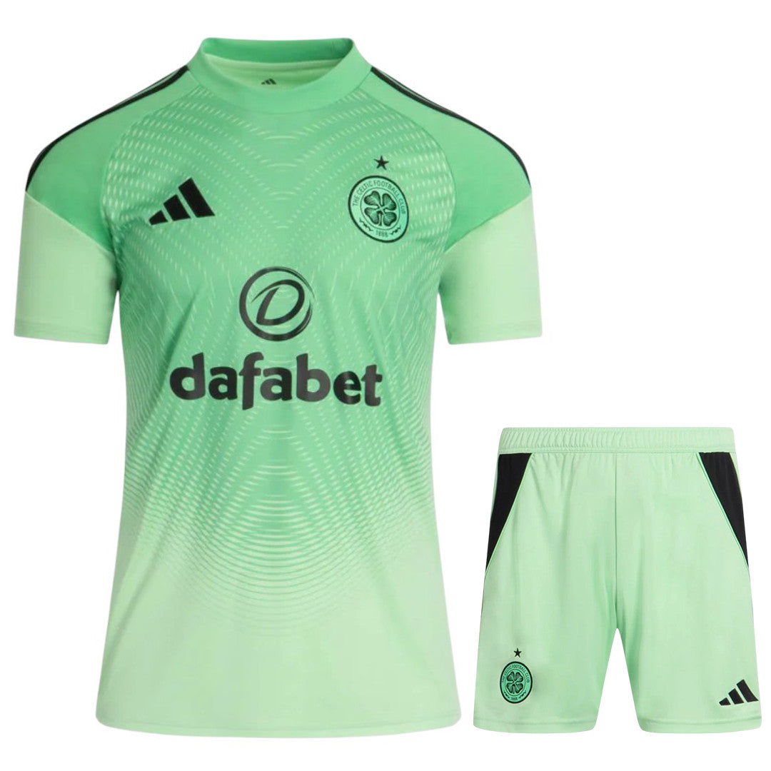 Celtic 25/26 Kid's Away Goalkeeper Mini-Kit