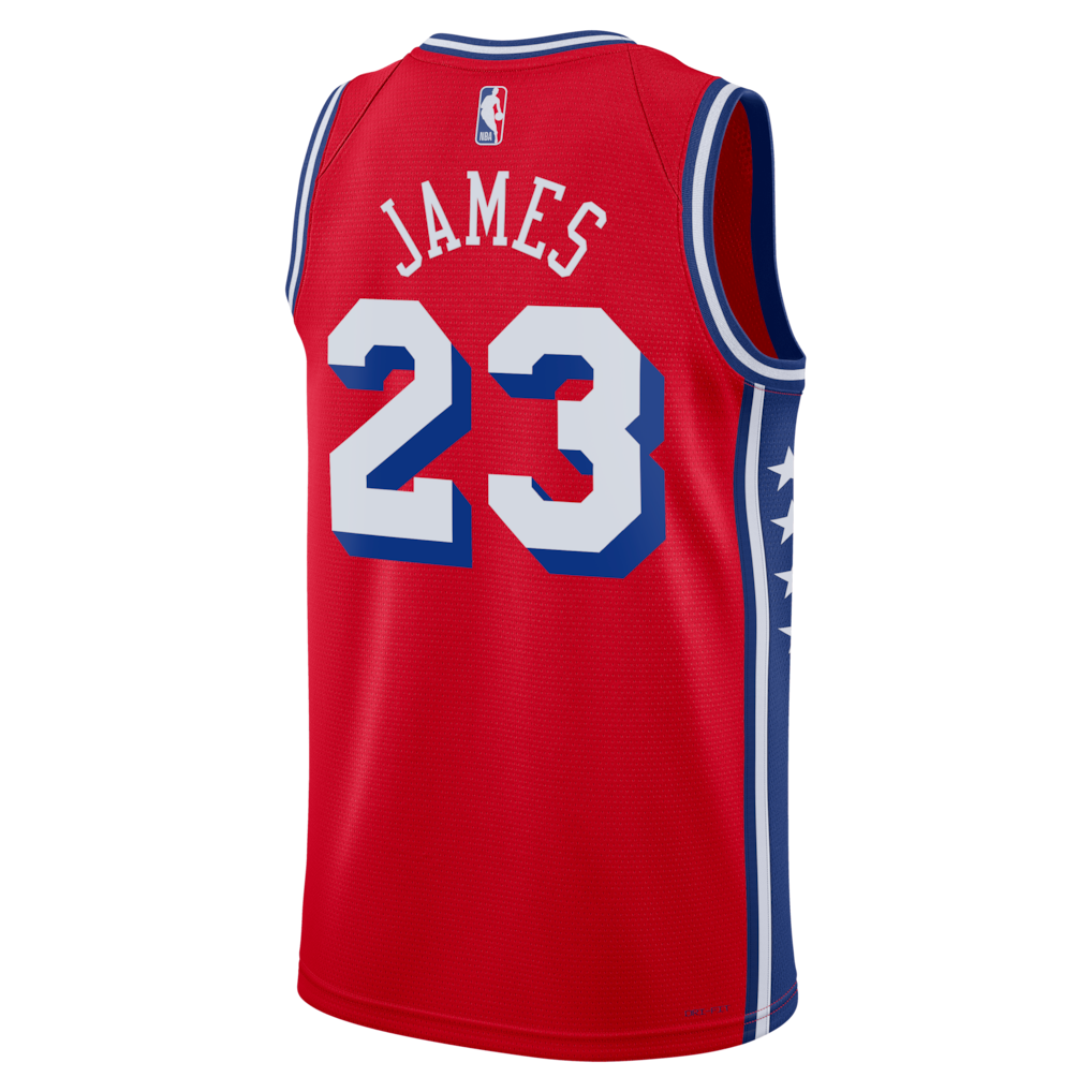 JAMES #23 Philadelphia 76ers 26/27 Men's Swingman Jersey - Statement