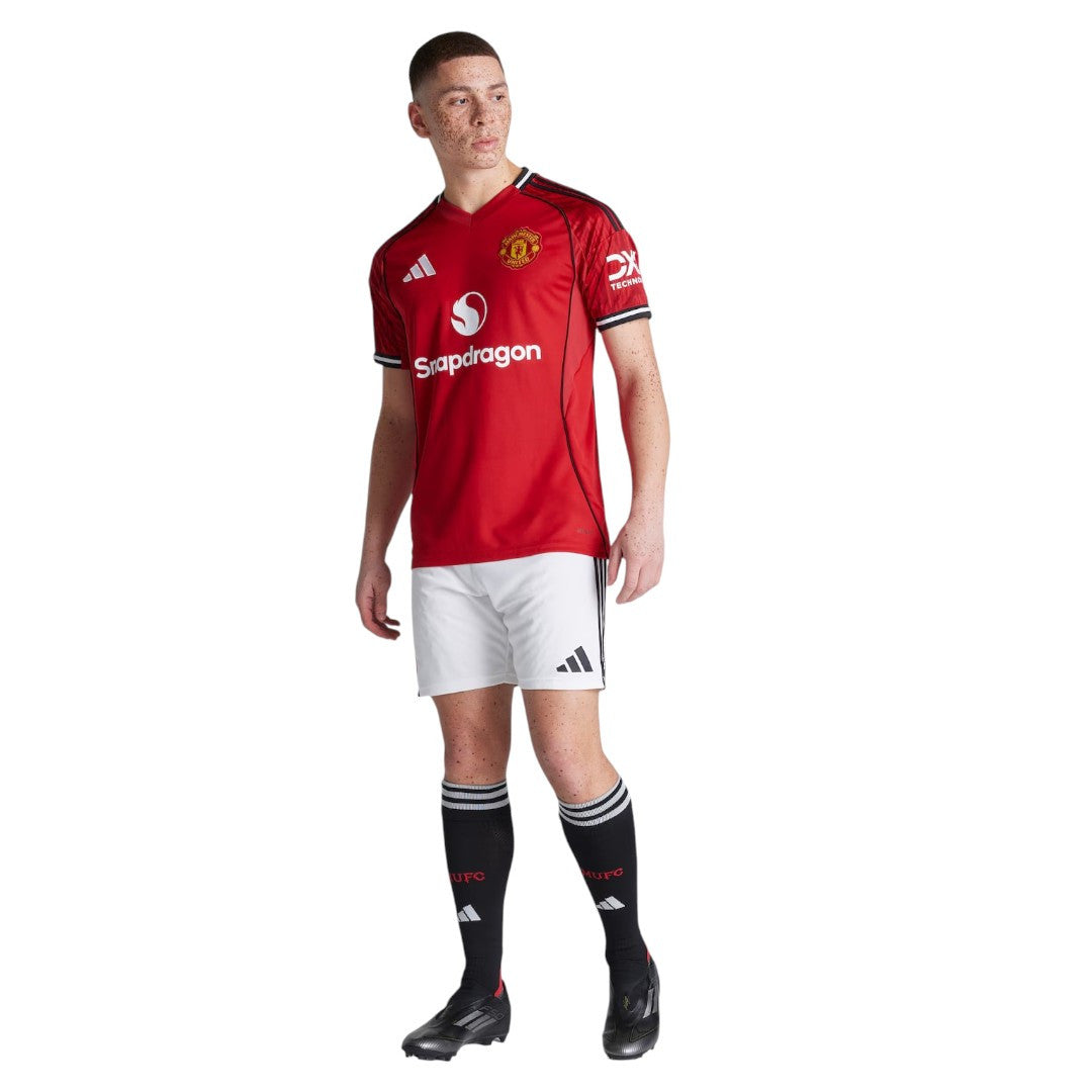B.FERNANDES #8 Manchester United 25/26 Stadium Men's Home Shirt - Man United Font